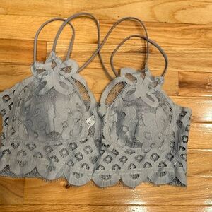 Zenana Bralette-Light Gray